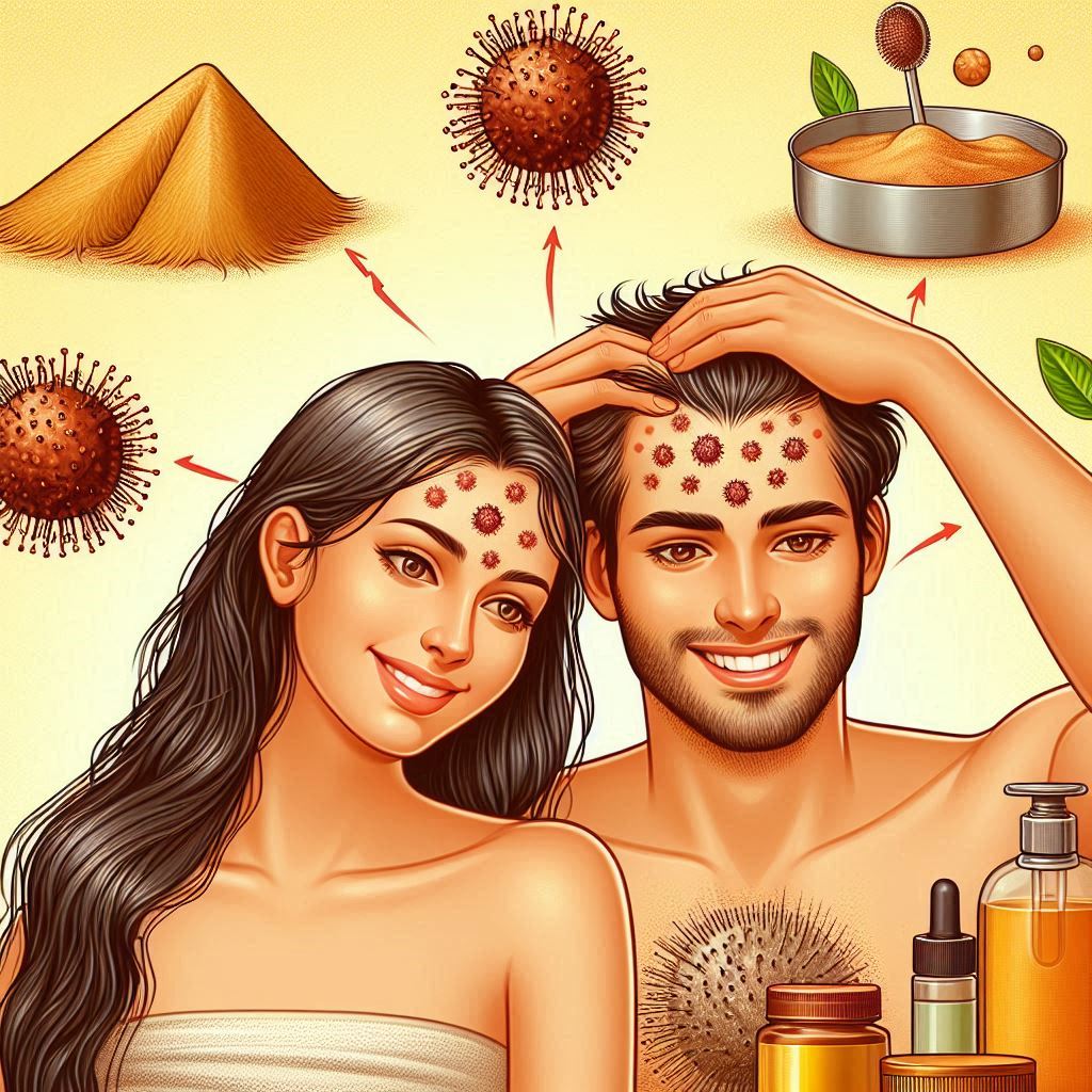 effective Ayurvedic remedies to treat dandruff and itchy scalp naturally